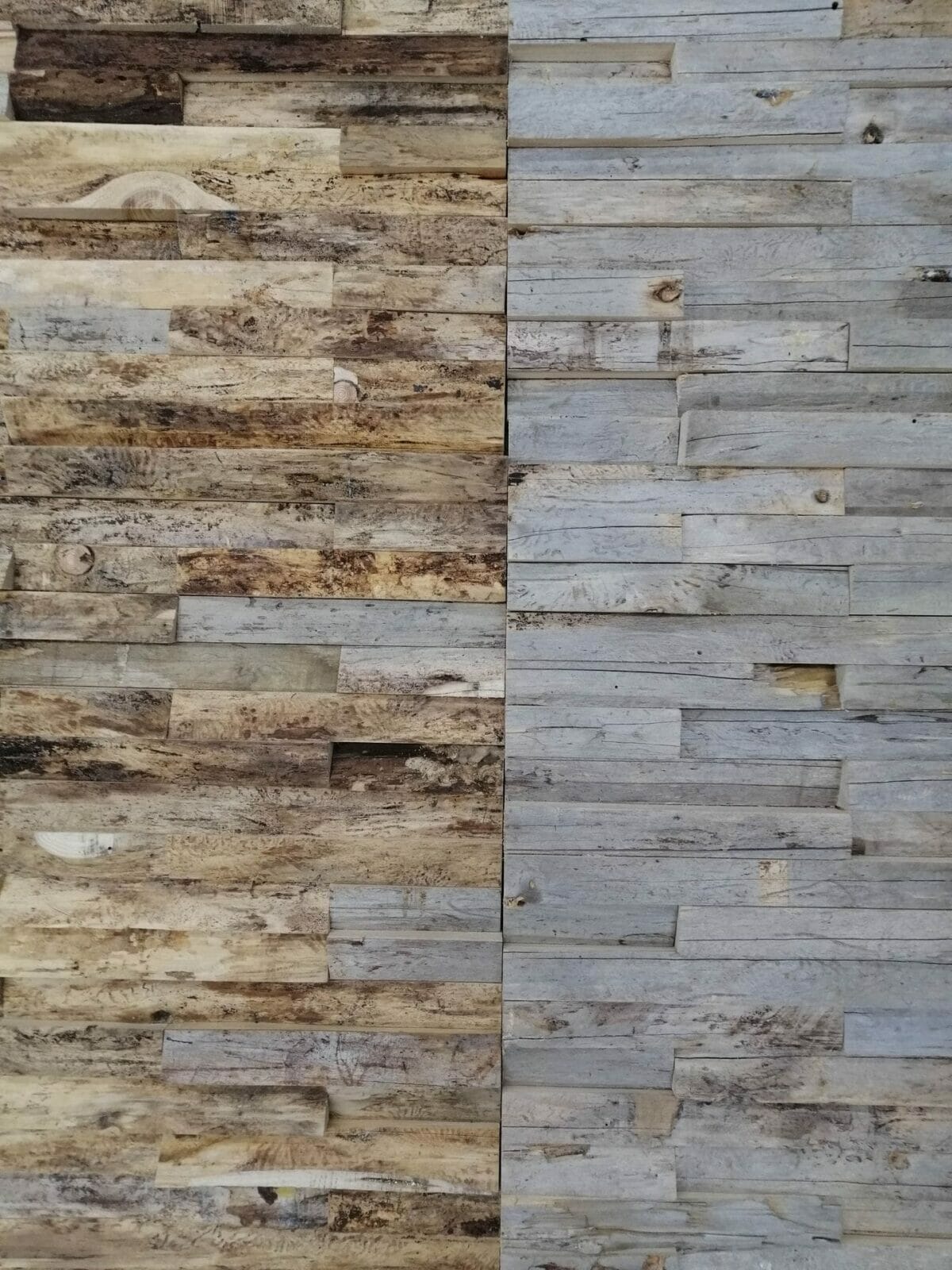 3D Wooden Wall Peel&Stick Panels Spruce (20) LUX LES Dom Dekor